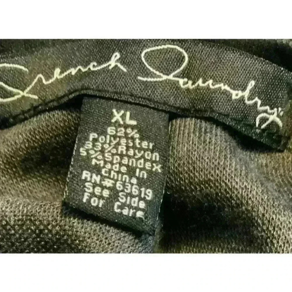 French Laundry Women's Long Sleeve Top  Extra Soft Charcoal Gray Shirt Size XL - Picture 5 of 5